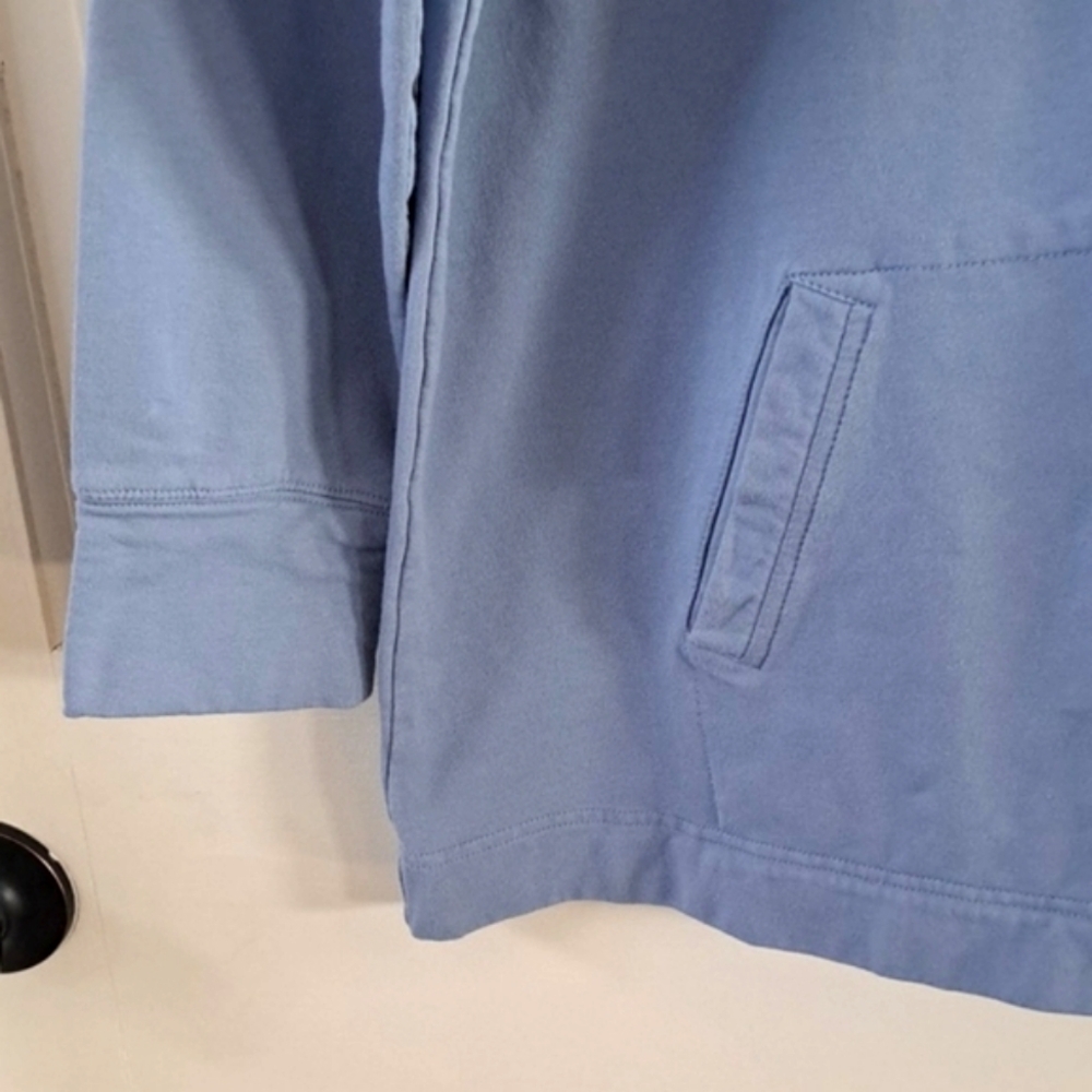 Lulu-B Light Blue Half-Zip Pullover Sweatshirt - Picture 3 of 11